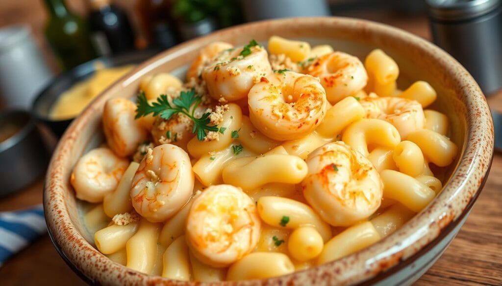 Seafood Mac and Cheese