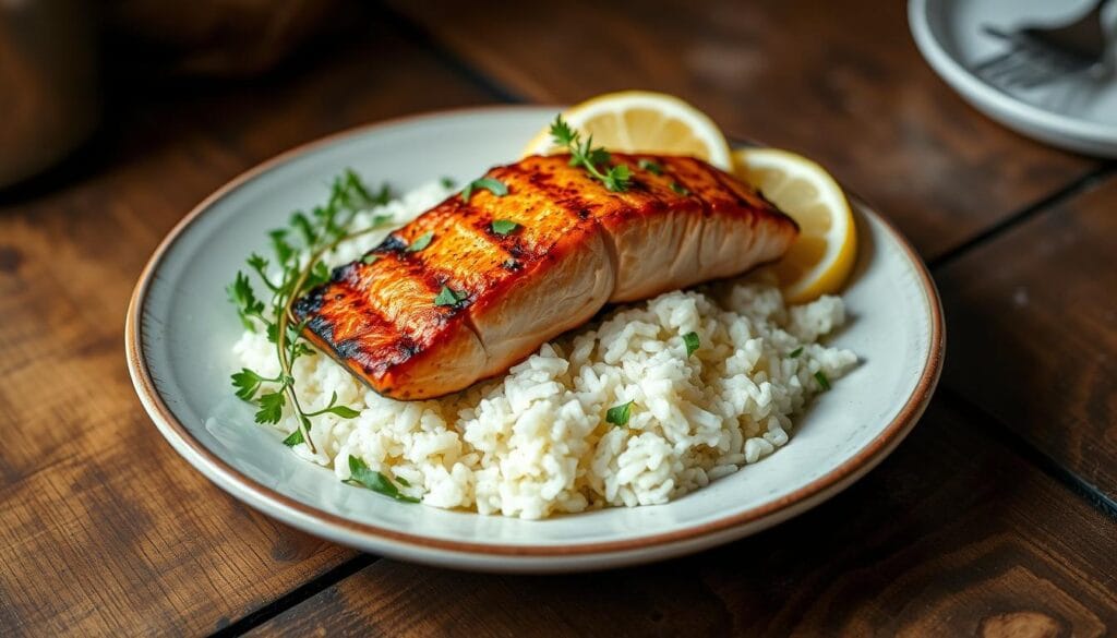 salmon and rice recipe