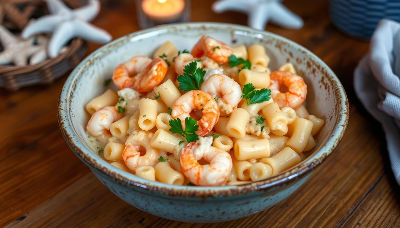 seafood mac and cheese recipe