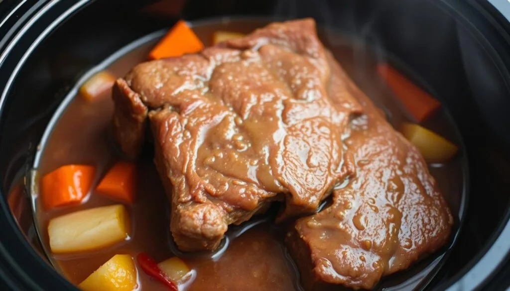 slow cooker beef short ribs