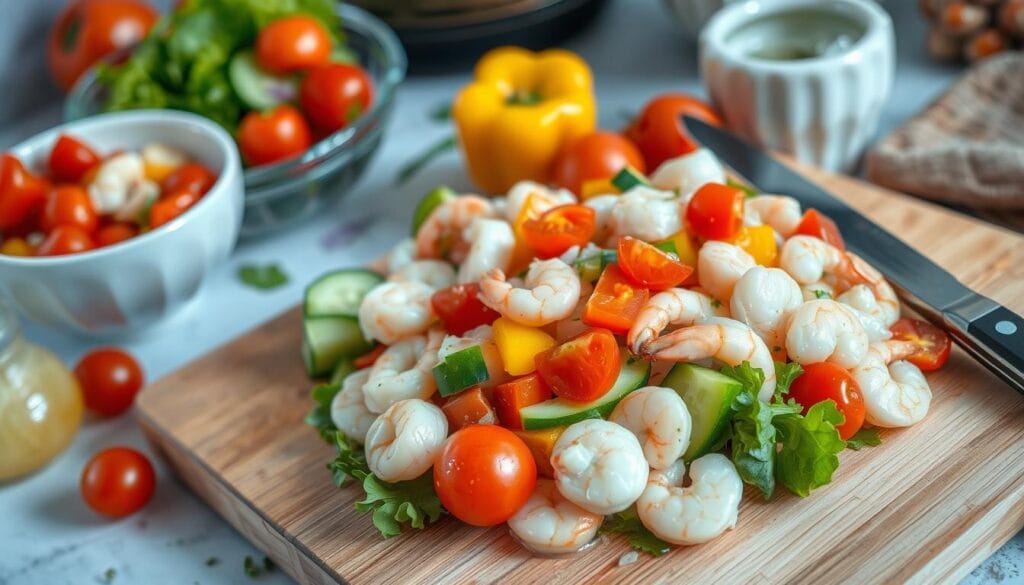 how to cook seafood for salad