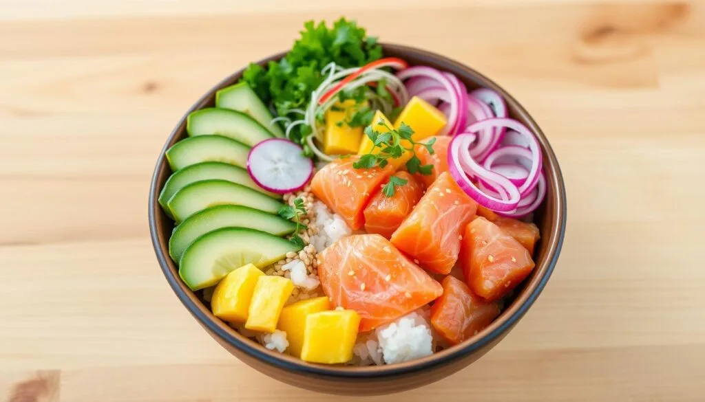 poke bowl arrangement