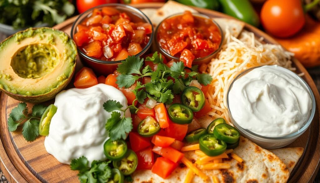 quesadilla toppings