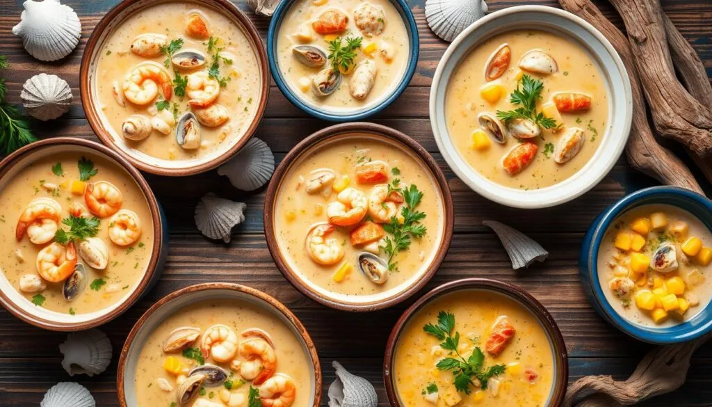 Seafood Chowder Variations