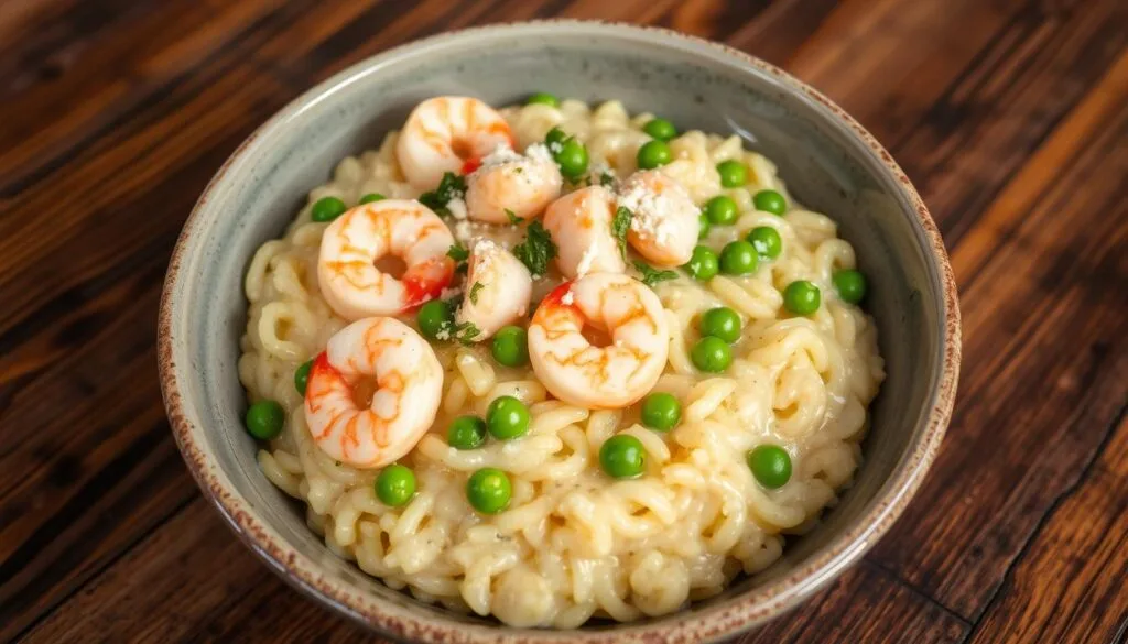 creamy seafood risotto