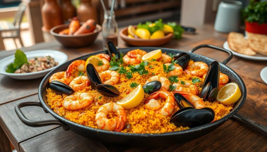 seafood paella recipe