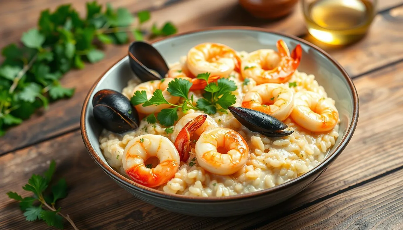 seafood risotto recipe